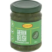 Gardener Gherkin Relish 250g