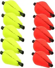 Pcs Teardrop Fly Fishing Floats High Buoyancy Floats for Freshwater Saltwater Fishing Glow Cudgels Beads Streamlined Design for Fast Currents for Beginners Experts
