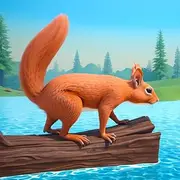 Virtual Wild Squirrel Life Simulator Game