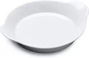 WM Bartleet & Sons 1750 T441 Traditional Porcelain Round Gratin, Cooking and Baking Dish, 19cm – White