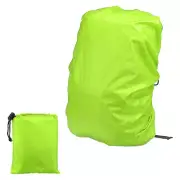 30-40L Backpack Rain Cover with Drawstring Bag, M, Green Checkered