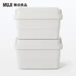 【MUJI 無印良品】耐壓收納箱/大(4入組)