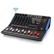 8-Ch. Bluetooth Studio Mixer - DJ Controller Audio Mixing Console System