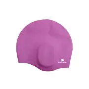 aquaSTRADIA Ear Protected Cap: CAP-113-A: Pink Color, Kids & Adults size