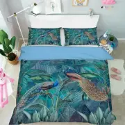 3D Blue Peacock A063 Bed Pillowcases Quilt Duvet Cover Andrea Haase Zoe