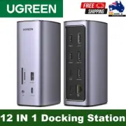 Ugreen 12-in-1 USB-C Docking Station Triple Display PD 100W for MacOS, Windows
