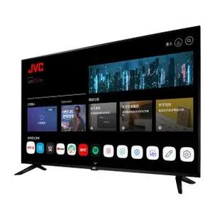 【JVC】55型 Apple認證AirPlay2 4K HDR 飛輪體感連網液晶顯示器(55TG)