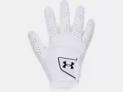 Under Armour Men's Spieth Tour Right Hand Golf Glove 1363656-100 White