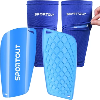 Soccer Shin Guards - Shin Guards Soccer Kids Youth Adult Protective Shin Pads wi