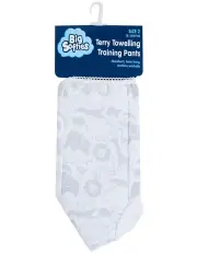 [Big Softies] Terry Towelling Training Pants in White