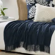 Isola Extra Large Fringed Chenille Throw [MUSLISOLT23]