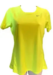 NEW! NIKE [S] Women's Miler REFLECTIVE Running/Yoga/Gym Shirt-Volt 506314-702