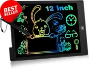12 Inch LCD Writing Tablet, Drawing Pad for Kids 3-8 Years, Doodle Board