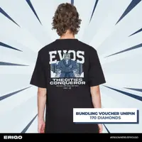 在飛比找蝦皮購物優惠-新款 T 恤 Oversize Evos Conqueror