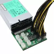 DPS-1200FB/QB A Power Supply Breakout Board Adapter + 12x 6+2 Pin Cable GPU PCI