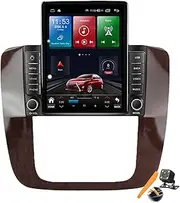 Ts400,Car Stereo Android 14.0 Radio for GMC Yukon Tahoe 2007-2012 GPS Sat Navigation 9.7'' Touchscreen DVD Multimedia Video Player FM BT Receiver with Carplay 4G 5G WiFi DSP SWC