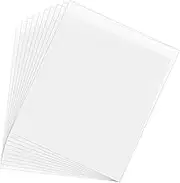 sourcing map 21.3"x 17.7" Acid-Free Picture Sleeve, 200 Pack Crystal Clear Photo Sleeves Storage Bags Transparent Sealing Bag for 16"x 20" Art Prints, Pictures, Photos, Frame Mats Mattes