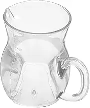 Zerodeko Clear Miniature Wine Decanter with Handle Lightweight Wine Pourer for Home and Commercial Use for Parties and Professional Events