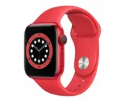 Apple Watch Series 6 (Cellular) 44mm Red Aluminium Case Red Band - Refurbished Grade A