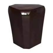 Emissary Garden Stool 18.5?x 15? Side Table Triangle Ceramic w/out Cover