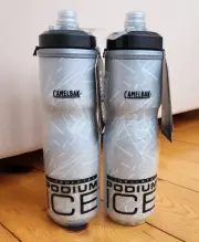 Genuine Camelbak Podium Ice Water Bottle*2-Pack*,Black, 21oz,Brand New With Tags