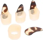 VICASKY Nail Set Open Finger Pick Thumb Protector Chuanbei Learning Supplies Protectors Athletic Shoes Nail Protection Covers Thumb Plectrum Nails