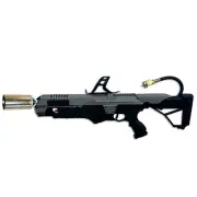 Not A Flamethrower Red "Super Scorcher" New! Gray/Chrome/Gloss Black