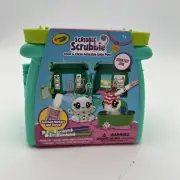NEW Crayola Scribble Scrubbie Pets SCENTED Spa Pets Playset Color & Clean pets