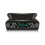 Solar Wireless Car TPMS Tyre Pressure Monitoring System + 4 External Sensors