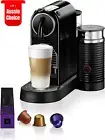 De'Longhi Citiz Coffee Pod Machine 19 Bar Pressure Milk Frother Aeroccino3 Black