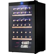 34 Bottles Wine Cooler Compressor Chiller Beverage Fridge