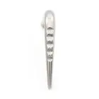 Surgical Steel Labret Ring 14 Gauge 3/8" x 40 MM With Long Carved Claw