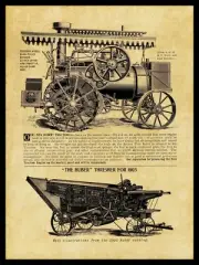 1903 Huber Traction Engine & Thresher NEW Metal Sign: Marion, OhiO
