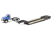 CAT CT660 Day Cab Tractor Blue & CAT 315C L Hydraulic Excavator Yellow 1/87