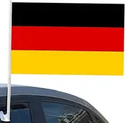 German Flag Decor | German Car Flag | Windproof Outdoor Flag, Car Window Flag, Auto Decoration Flag, Germany Party Decoration, Soccer Tournament Flag, Sports Fan Flag, German Flag Banner