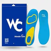 Wonder Care Silicone Gel Shoe Insoles Shoe Inserts All Day Superior Comfort Trim To Fit Insole Orthotics Gel For Arch Support Plantar Fasciitis Flat Feet Men And Womens Gel Insoles Pair of 1 & 2