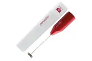 Aerolatte Handheld To Go Portable Electric Cold Milk Frother Drink Whisk Red