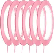 uxcell Whiteboard Tape 2mm Self Adhesive Graphic Chart Line Tape 66 Meters Grid Marking Stickers for Pinstripe Dry Erase Board Scrapbooking DIY Art Crafts, Pink, Pack of 6