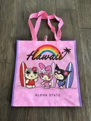 ABC Store Hawaii Hello Kitty Reusable Tote Bag My Melody Kuromi Sanrio Pink