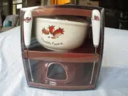 Chocolate Fondue Warmer Set - World Market New In Box