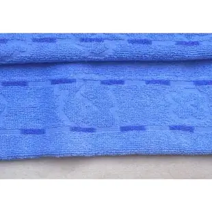 標準學生宿舍純棉枕巾一對純藍色枕巾旅館賓館單人枕用枕頭毛巾