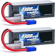 6S 3300mAh 22.2V 120C Lipo Battery Softcase EC5 Plug Compatible with RC Car FPV Drone Truck Tank RC Airplane Race Car Hobby Parts