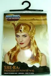 She-Ra Princess of Power Wig Wings Masters of the Universe Adult Hair Halloween