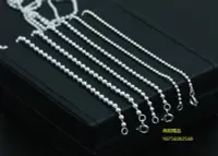 在飛比找Yahoo奇摩拍賣-7-11運費0元優惠優惠-圓珠項鍊 全新款 S925純銀本色圓珠鎖骨項鍊 粗2-2.5
