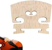 Violin Bridge 4/4 High-Quality Solid Wood Bridge for Full-Size Violins