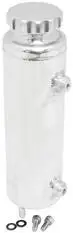 Aeroflow Universal Radiator Overflow Tank 12" X 3.5" -4Orb Polished - AF77-1115