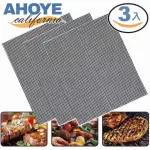 【AHOYE】100%不沾黏烤肉網 30*40CM 3入組