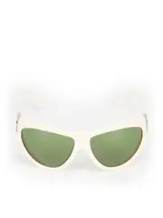 Ecru & Green Tinted Sunglasses
