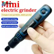 56PCS USB Cordless Electric Mini Drill Grinder Polishing Pen Rotary Tool Kit Set