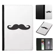 PASSPORT ITINERARY ORGANIZER|HIPSTER COLOURFUL MOUSTACHE #11